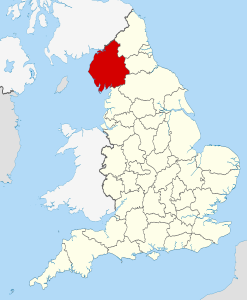 Cumbria-Map Map of Cumbria