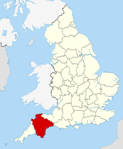 Devon-Map Map of Devon