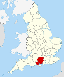 Hampshire-Map Map of Hampshire